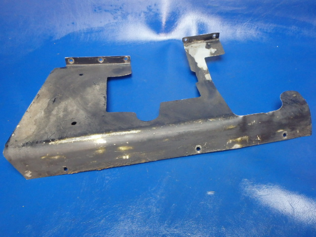 0513057-1 Cessna - SHIELD - RUDDER PEDAL BAR LH COVER (BENT SEE DETAILS)