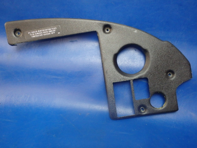 99959-04 Piper - Cover-Upper Instrument Panel Right (Black) (Cracked See Details)