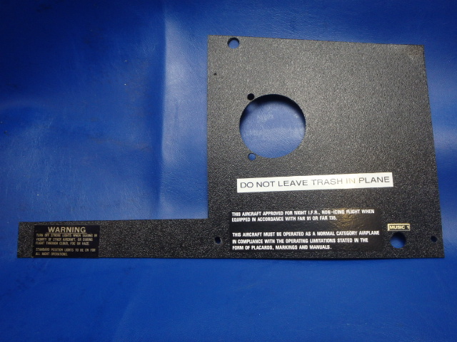 NPN Piper - Instrument Panel Cover