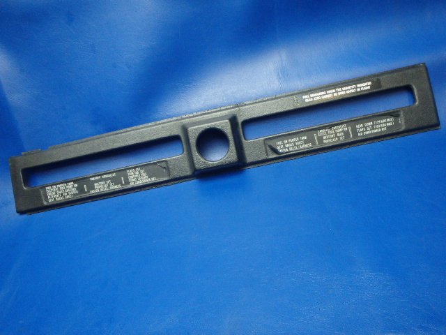 NPN Piper - Instrument Panel Cover - Center LH