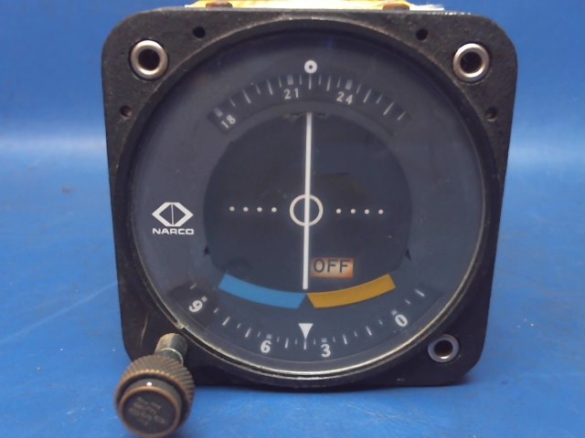 VOA-8 Narco - VOR/LOC CONVERTER INDICATOR (Parts Only NO Returns See Details)