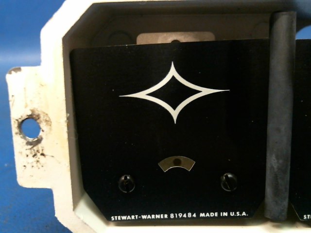 819484 Stewart Warner - Blank Gauge Face - Gage