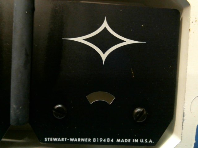 819484 Stewart Warner - Blank Gauge Face - Gage