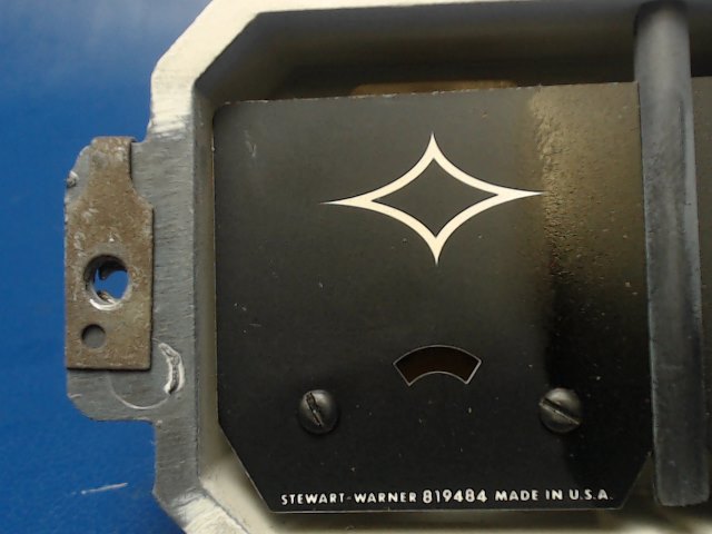 819484 Stewart Warner - Blank Gauge Face - Gage