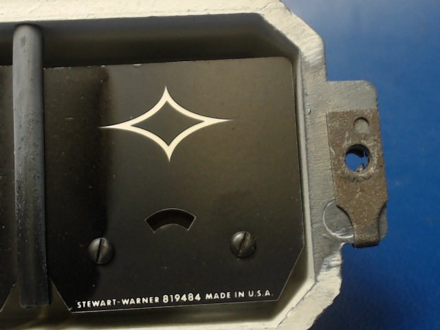 819484 Stewart Warner - Blank Gauge Face - Gage