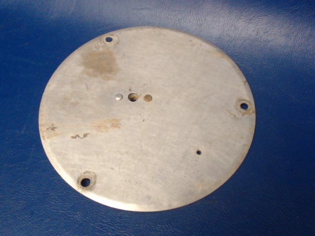 S225-1 Cessna - Plate-Inspection(5inch Diameter 3 Hole) W/ Nut Plate (See Photos)