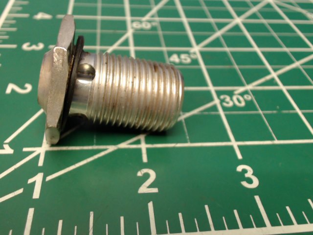 F75 SAF-AIR - DRAIN VALVE Thread 3/4-16 UNF Push Type Aluminum Anodized