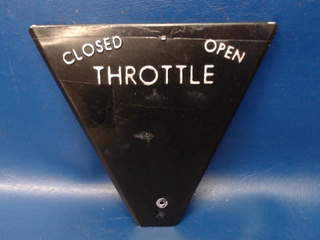41501-00 Piper - Plate-Throttle Cover