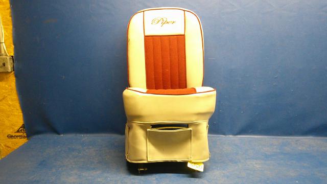 NPN Piper - Seat - Front LH or RH (Upholstery Damaged See Details)(Gray&amp;Burgunday)