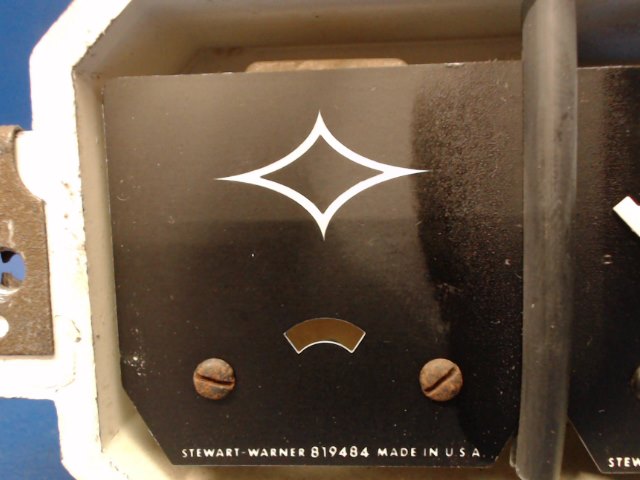 819484 Stewart Warner - Blank Gauge Face - Gage