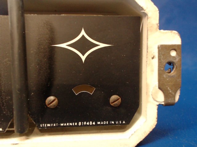 819484 Stewart Warner - Blank Gauge Face - Gage