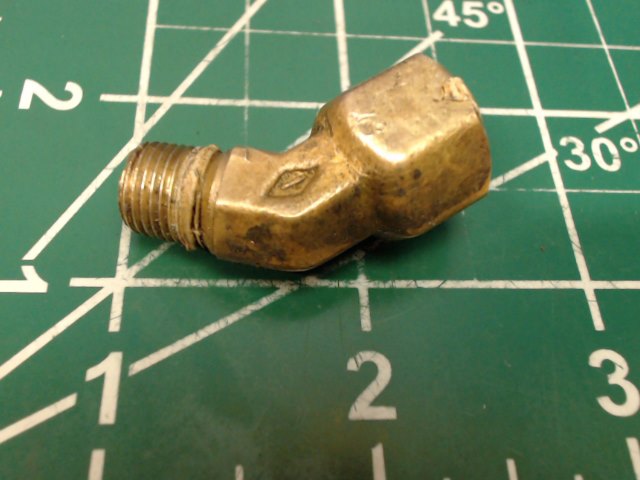 631420 Continental TSIO-360-EB1 - Elbow-Fitting 45 Degrees