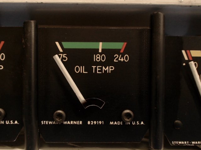 829191 Stewart Warner - GAUGE - OIL TEMP