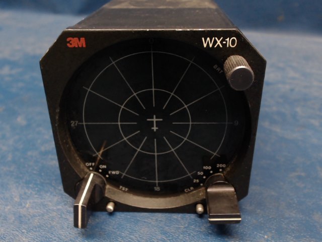 280D40 3M - RYAN STORMSCOPE WX-10 WEATHER MAPPING SYSTEM DISPLAY