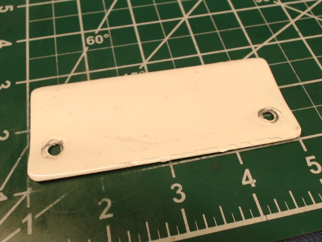 63070-14 Piper - Plate - Windshield Collar Outside Center