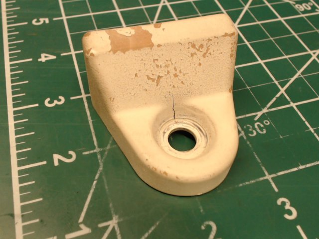 0415010-1 Cessna - Cover - Shoulder Harness Attach (Cracked)