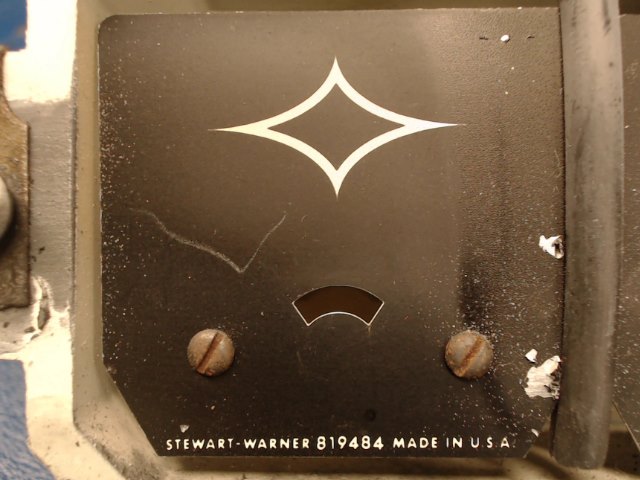 819484 Stewart Warner - Blank Gauge Face - Gage