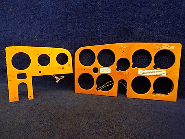 NPN Pfluegers - Cover - Shock and Stationary Instrument Panels - LH and RH Lighted (Wood)