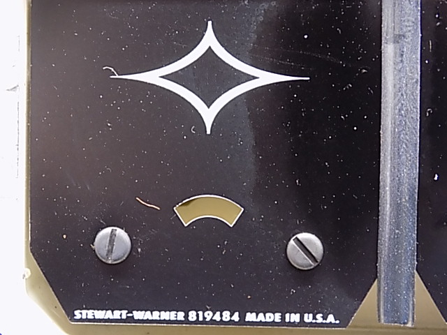 819484 Stewart Warner - Blank Gauge Face - Gage