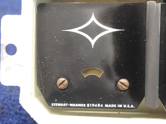819484 Stewart Warner - Blank Gauge Face - Gage