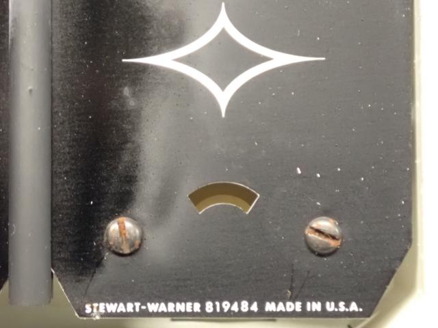 819484 Stewart Warner - Blank Gauge Face - Gage