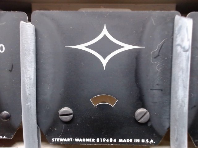 819484 Stewart Warner - Blank Gauge Face - Gage