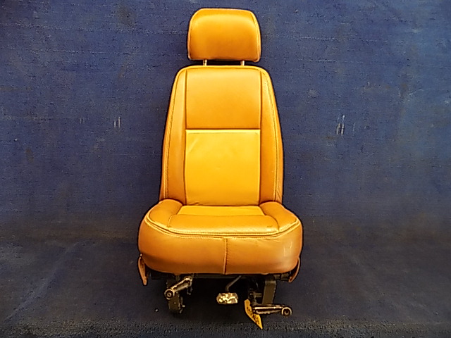 2014006-1 Cessna - Seat-Infinitely Adjustable Front Pilot or Co-Pilot - Brown Leather (See details)