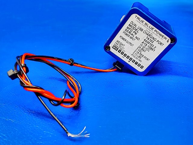 6430102-2 True Blue Power - Dual USB Charging Port Model TA102