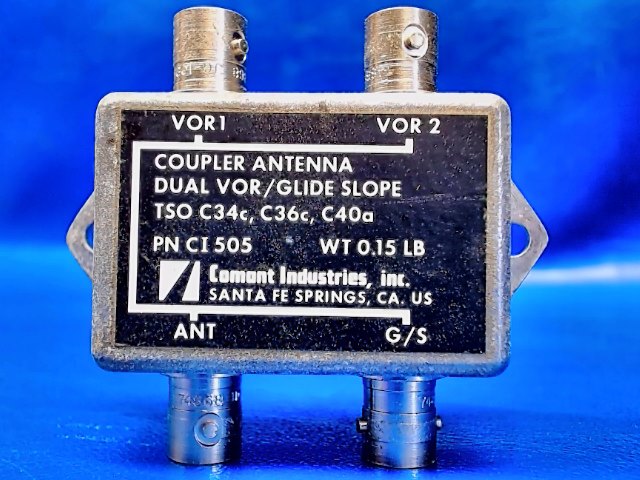 CI-505 Comant - CI-505 Dual VOR/Glide Slope Antenna Coupler
