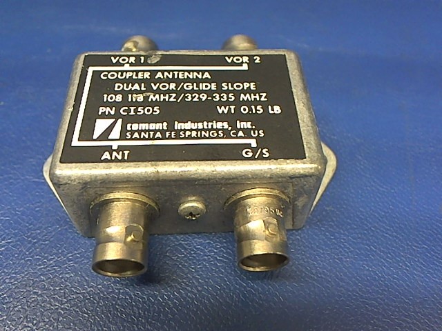 CI-505 Comant - CI-505 Dual VOR/Glide Slope Antenna Coupler