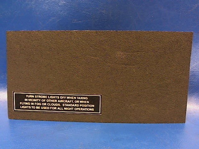 CP-5FR Cessna - RADIO COVER PLATE 5 FRAME