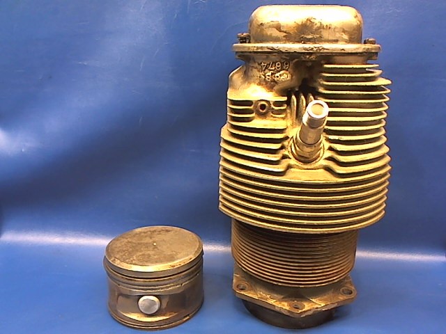 641917CP-A2 Continental O-300-D - CYLINDER. AND VALVE ASSEMBLY W/PISTON (CHROME CYL)