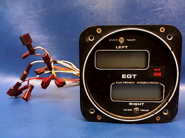EE-1P Electronics International - Two Channel EGT Primary Twin Engine