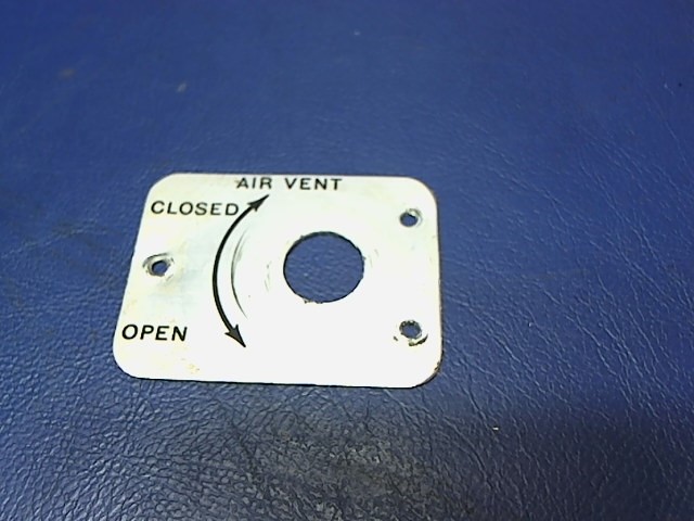 150019-503 Mooney - PLACARD - AIR VENT