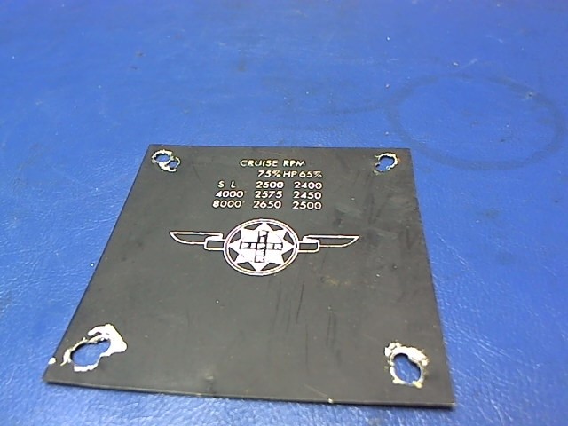 11199-00 Piper - PLATE ASSEMBLY - Cover
