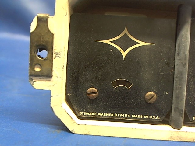 819484 Stewart Warner - Blank Gauge Face - Gauge