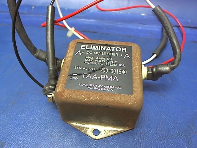 122253-10A LONESTAR AVIATION - ELIMINATOR NOICE FILTER