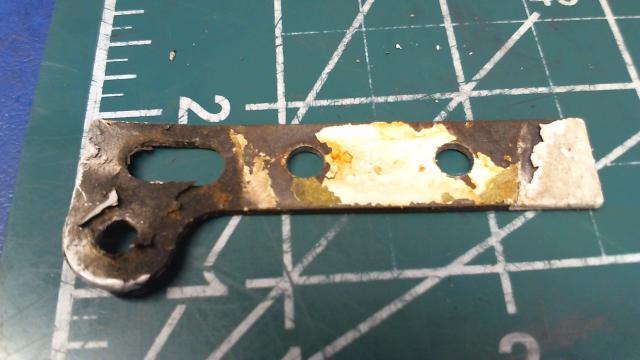 67753-00 Piper - Plate - Main Gear Downlock Spring Attachment