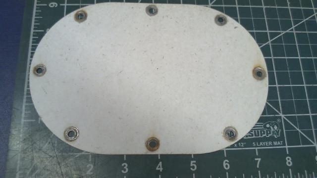 62109-00 Piper - Cover - Inspection (8 Screw holes)
