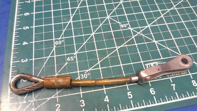 96908-00 Piper - Cable - Saftey Belt Attachment Rear Side