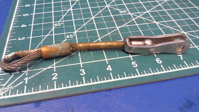 96908-00 Piper - Cable - Saftey Belt Attachment Rear Center