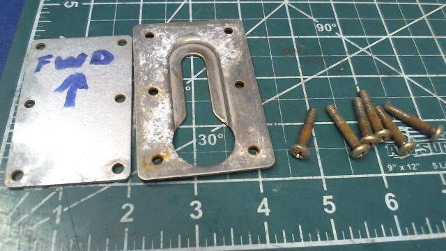 NPN Piper - Plate - Seat Attachment Fwd