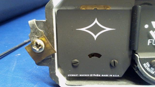 819484 Stewart Warner - Blank Gauge Face - Gauge