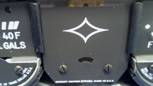 819484 Stewart Warner - Blank Gauge Face - Gauge