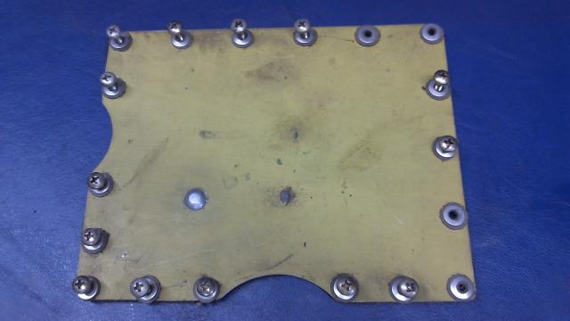 46063-02 Piper - PLATE ASSEMBLY - Fuel panel cover left