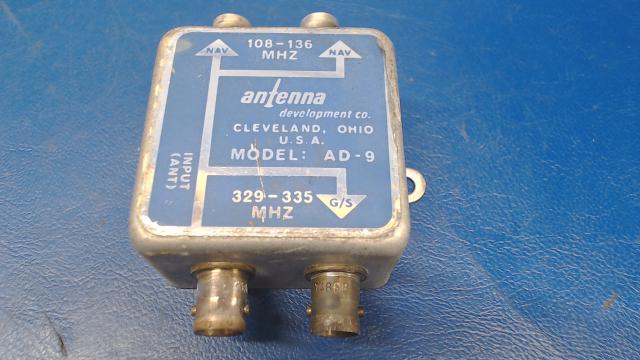 AD-9 Antenna Development - ANTENNA DEVELOPMENT CO AD-9 108-136 MHZ NAV/GS SPLITTER