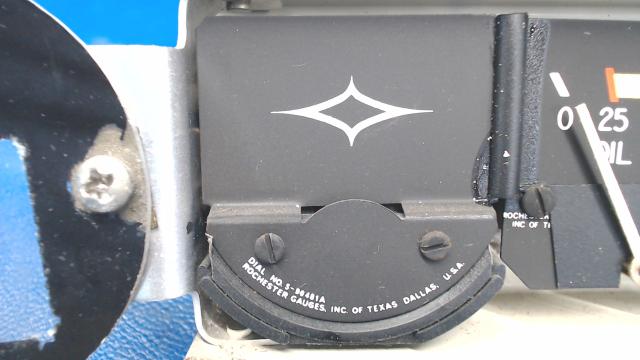 5-80481A Rochester - Blank Gauge Face - Gage