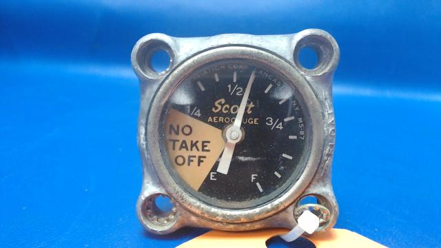 A-21-2216 Cessna - Fuel Gauge - Direct Reading - Scott (Float is in rough shape) See photos