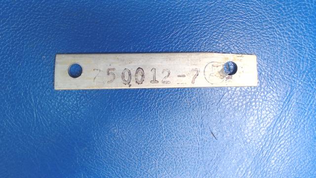 750012-7 Mooney - TAPERED PLATE