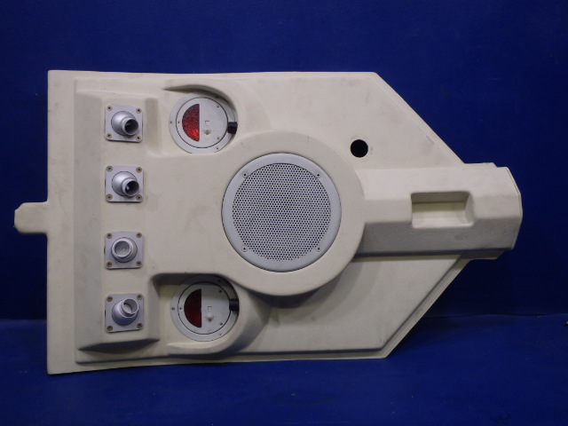 NPN Piper - PANEL ASSEMBLY - Overhead (with speaker hole &amp; 4 Vents)